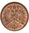 Austria (Cesarstwo Austro-Węgry), Franciszek Józef I (1848-1916). 2 halerze 1907