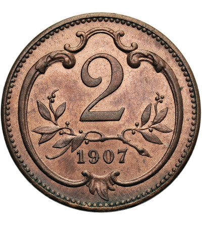 Austria (Austro-Hungarian Empire), Franz Joseph I (1848-1916). 2 Heller 1907