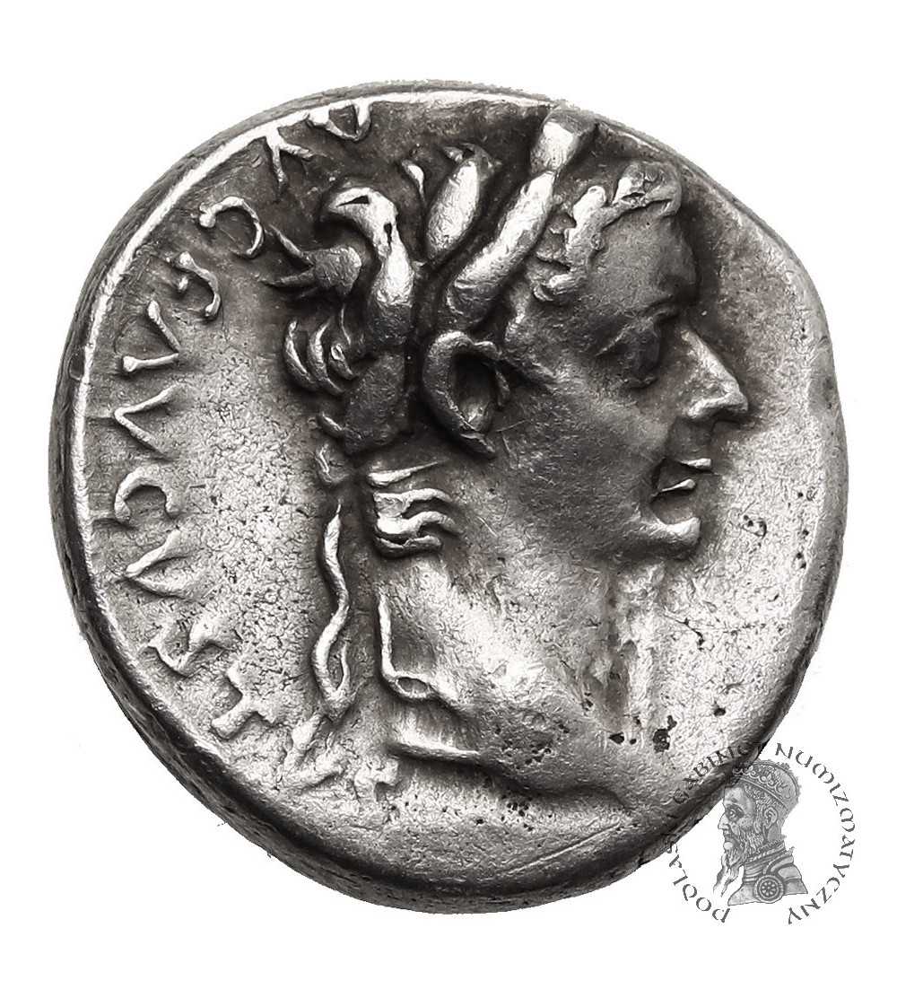 Rzym Cesarstwo. Tyberiusz, 14-37 AD. AR Denar, Lugdunum (Lyon)