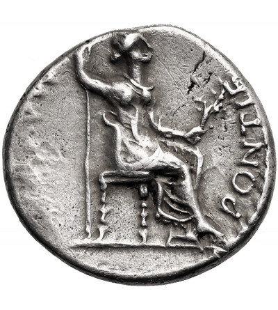 Rzym Cesarstwo. Tyberiusz, 14-37 AD. AR Denar, Lugdunum (Lyon)