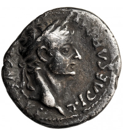 Roman Empire. Tiberius, 14-37 AD. AR Denarius, Lugdunum (Lyon) mint