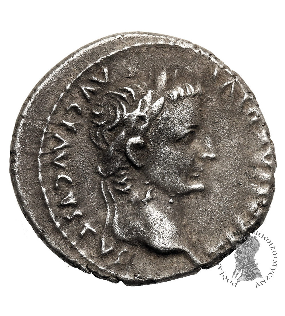 Rzym Cesarstwo. Tyberiusz, 14-37 AD. AR Denar, Lugdunum (Lyon)
