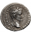 Roman Empire. Tiberius, 14-37 AD. AR Denarius, Lugdunum (Lyon) mint