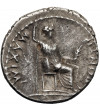 Roman Empire. Tiberius, 14-37 AD. AR Denarius, Lugdunum (Lyon) mint