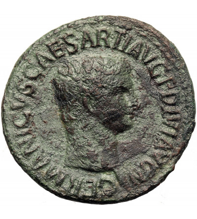 Roman Empire. Germanicus, Caesar, 15 BC-19 AD (Brother of Claudius and Caligula's father). As, 43-44 AD, Rome, under Claudius