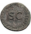 Roman Empire. Germanicus, Caesar, 15 BC-19 AD (Brother of Claudius and Caligula's father). As, 43-44 AD, Rome, under Claudius