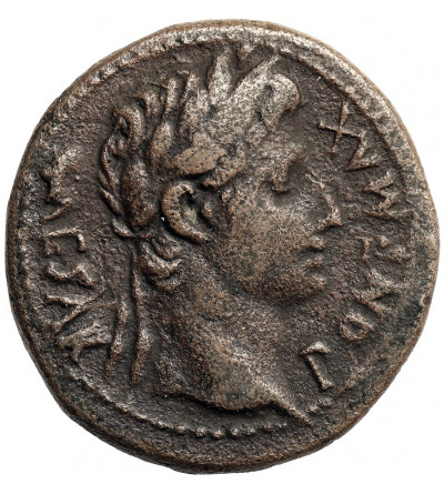 Roman Empire. Augustus, 27 BC-14 AD. AE As, 15-7 BC, Lugdanum (Lyon)
