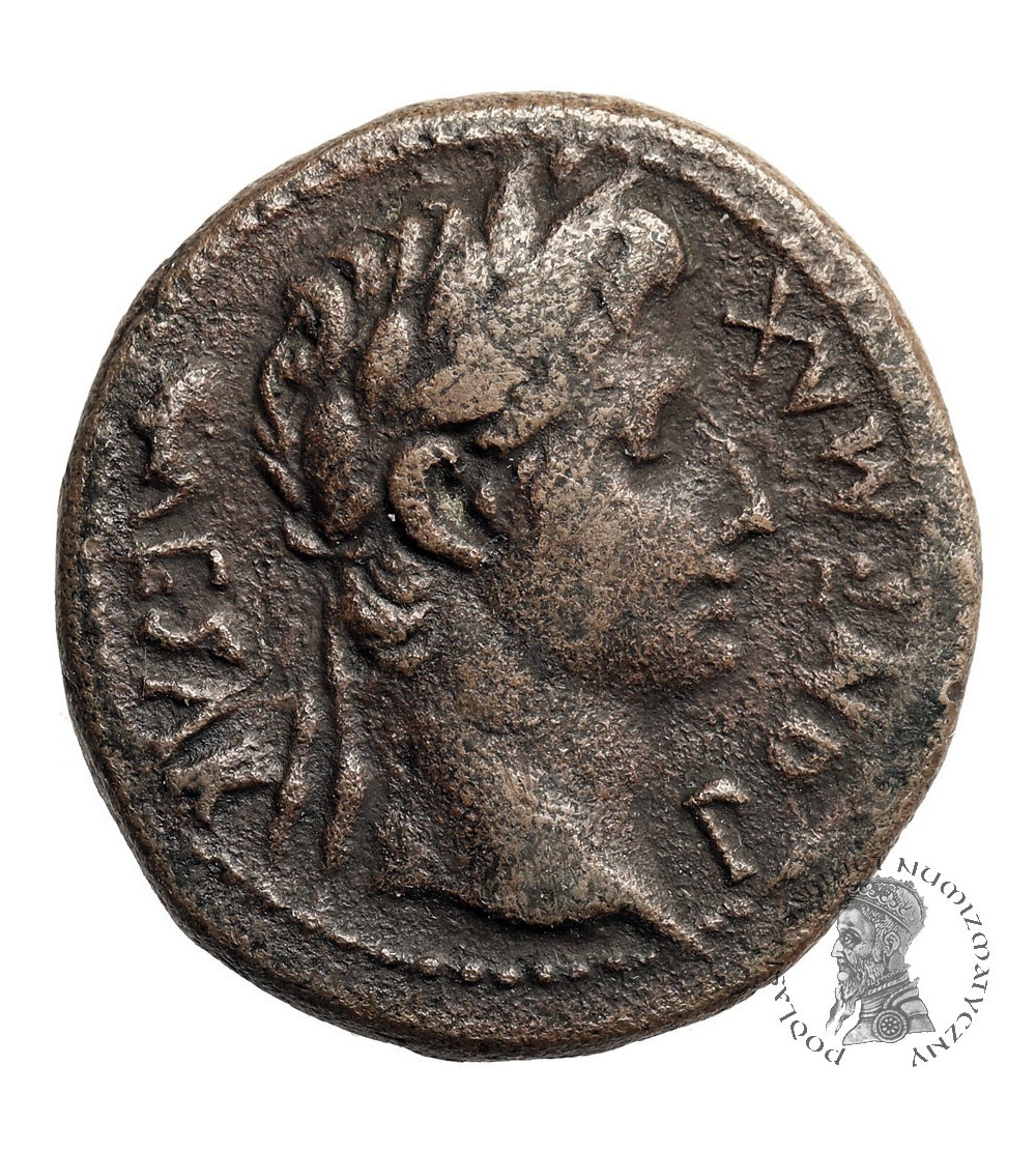 Roman Empire. Augustus, 27 BC-14 AD. AE As, 15-7 BC, Lugdanum (Lyon)