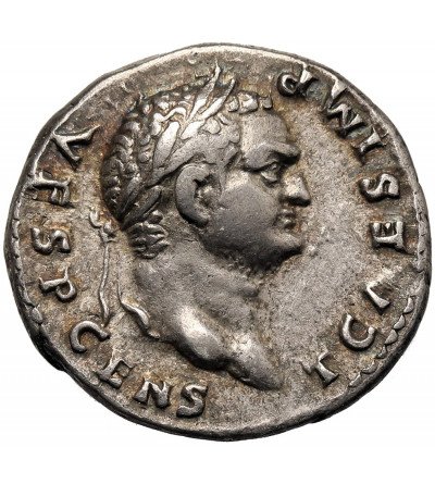 Rzym Cesarstwo. Tytus jako Cezar, 69-79 AD. Denar, 73 AD, Rzym