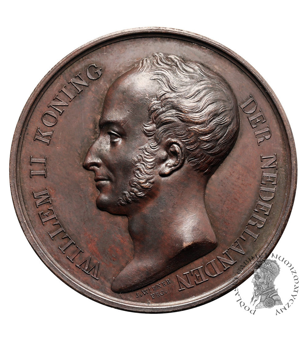 Netherlands (Holland), Willem II 1840-1849. Medal 1841 commemorating the visit of King Willem II to Luxembourg Netherlands (Holland), Willem II 1840-1849. Medal 1841 commemorating the visit of King Willem II to Luxembourg