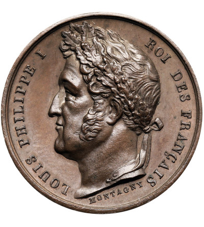 France, Louis Philippe I (1830-1848). Medal 1836 commemorating the inauguration of the Obelisk of Luxor (OBÉLISQUE DE LOUQSOR)