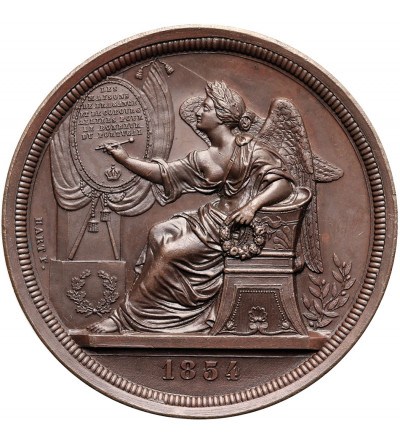 Belgium, Brussels, Leopold I (1831-1865). Medal 1854 visit of King Pedro V of Portugal (1853-1861) to Brussels