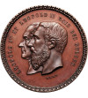 Belgium, Hainaut, Leopold II (1865-1909). Medal 1880 commemorating the 50th anniversary of Independence