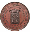Belgium, Hainaut, Leopold II (1865-1909). Medal 1880 commemorating the 50th anniversary of Independence