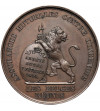 Belgium, Leopold I (1831-1865). Medal commemorating the Royal Decree of February 7, 1844, , “L'UNION FAIT LA FORCE”