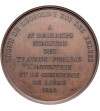 Belgia, Leopold I (1831-1865). Medal upamiętniający Ustawę z 20 maja 1845 o budowie Kanału Liège-Maastricht