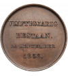 Belgia, Leopold I (1831-1865). Medal 1856 upamiętniający 50 Rocznicę Towarzystwa Krzewienia Sztuki V.W