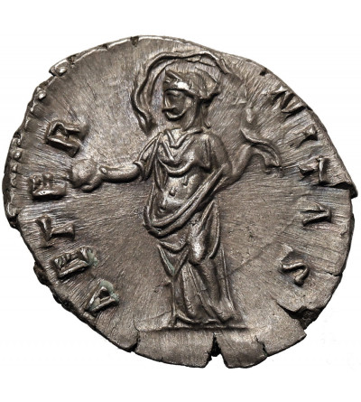 Rzym Cesarstwo. Faustyna Starsza, 138-141 AD. Denar, mennica Rzym - AETERNITAS