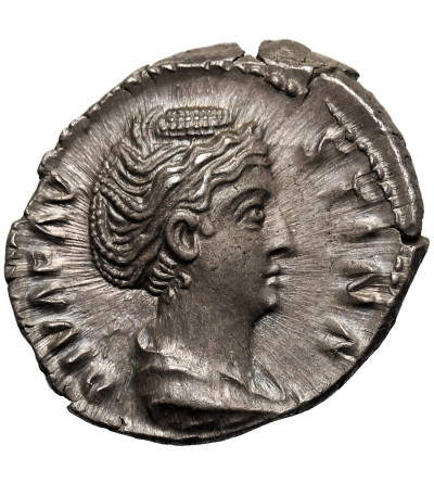 Roman Empire. Faustina Maior 138-141 AD. AR Denarius, Rome mint - AETERNITAS