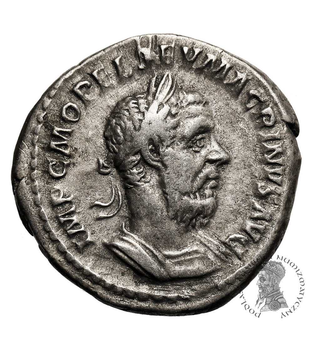 Roman Empire. Macrinus 217-218 AD. AR Denarius, February 217 / September 218, Rome min Roman Empire. Macrinus 217-218 AD. AR Denarius, February 217 / September 218, Rome min