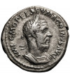 Roman Empire. Macrinus 217-218 AD. AR Denarius, February 217 / September 218, Rome min