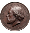 Belgium, Leopold II (1865-1909). Medal 1872 on the Inauguration of Monumental Paintings at the Antwerp Museum