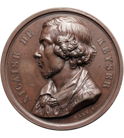 Belgia, Leopold I (1831-1865). Medal 1839 ku czci Nicaise de Keyser (1813–1887)