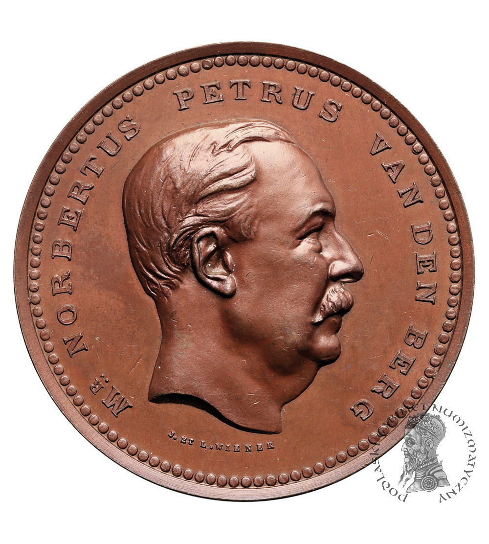Dutch East Indies. Medal 1889 in honor of Norbertus Petrus van den Berg (1831-1917)