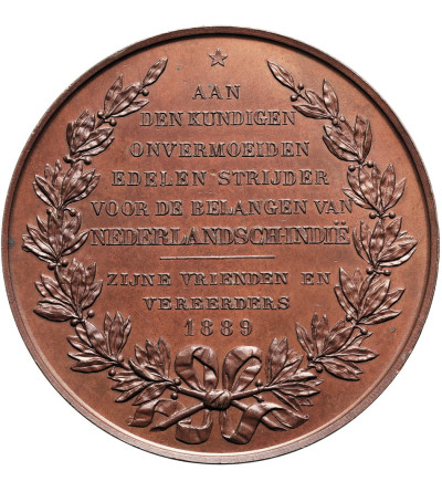 Dutch East Indies. Medal 1889 in honor of Norbertus Petrus van den Berg (1831-1917)