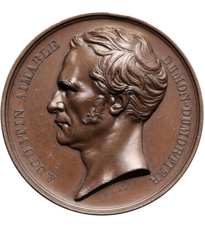 Belgia, Tournai/Doornik, Leopold I (1831-1865). Medal 1852 ku czci Augustin Dumon-Dumortier (1791-1852)