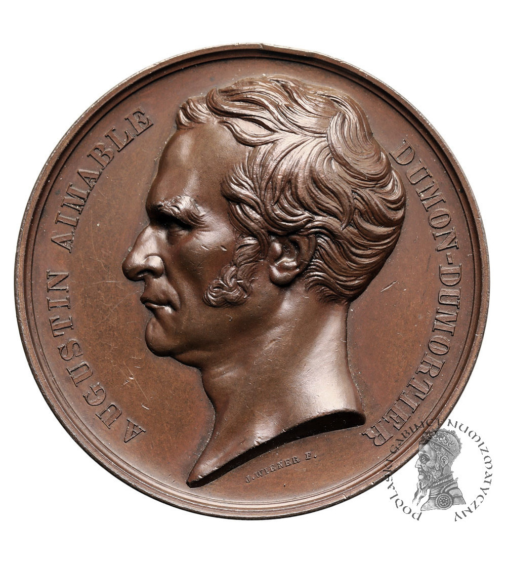 Belgium, Tournai/Doornik, Leopold I (1831-1865). Medal 1852 in honor of Augustin Dumon-Dumortier (1791-1852)