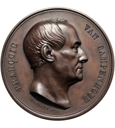 Belgium, Brussels, Leopold I (1831-1865). Medal 1846, Francois van Campenhout composer of the national anthem “La Brabançonne”