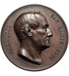 Belgium, Brussels, Leopold I (1831-1865). Medal 1846, Francois van Campenhout composer of the national anthem “La Brabançonne”