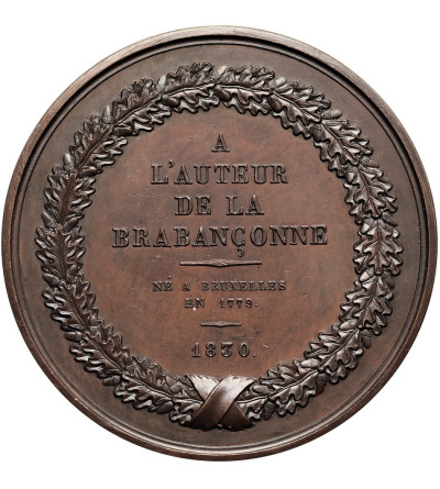Belgium, Brussels, Leopold I (1831-1865). Medal 1846, Francois van Campenhout composer of the national anthem “La Brabançonne”