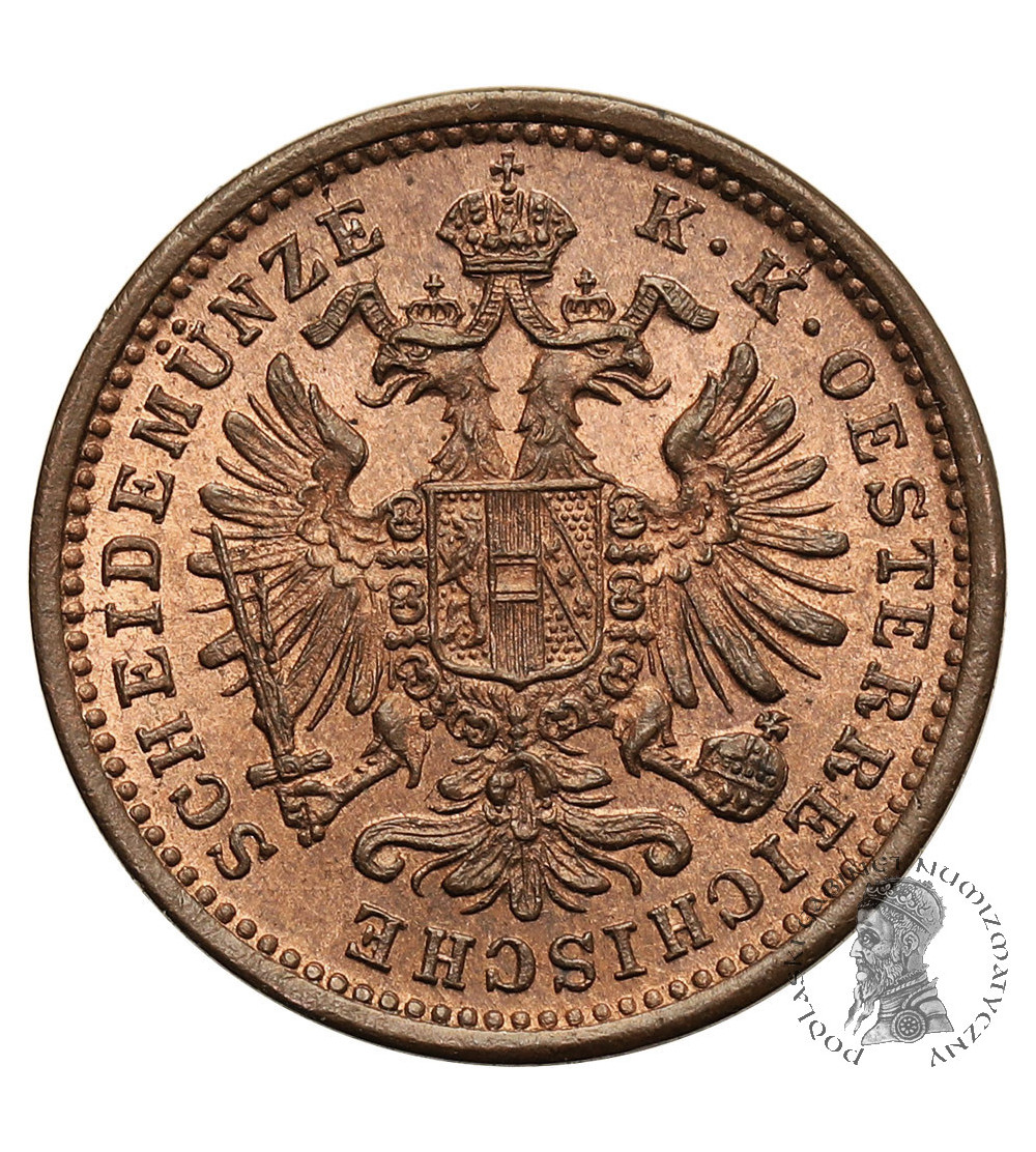 Austria (Austro-Hungarian Empire), Franz Joseph I (1848-1916). 1 Kreuzer 1891, Vienna Austria (Austro-Hungarian Empire), Franz Joseph I (1848-1916). 1 Kreuzer 1891, Vienna