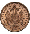 Austria, (Cesarstwo Austro-Węgry), Franciszek Józef I (1848-1916). 1 krajcar 1891, Wiedeń