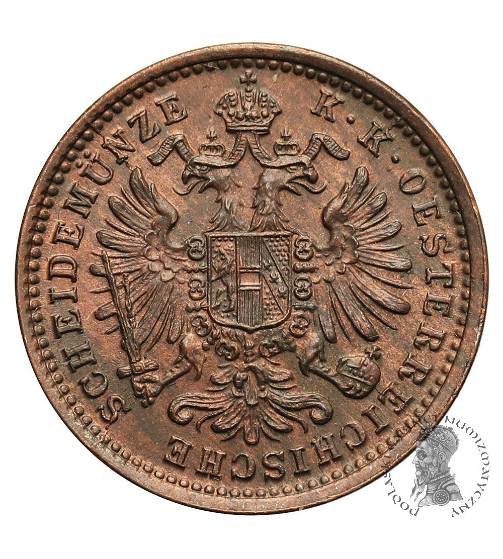 Austria (Austro-Hungarian Empire), Franz Joseph I (1848-1916). 1 Kreuzer 1891, Vienna Austria (Austro-Hungarian Empire), Franz Joseph I (1848-1916). 1 Kreuzer 1891, Vienna