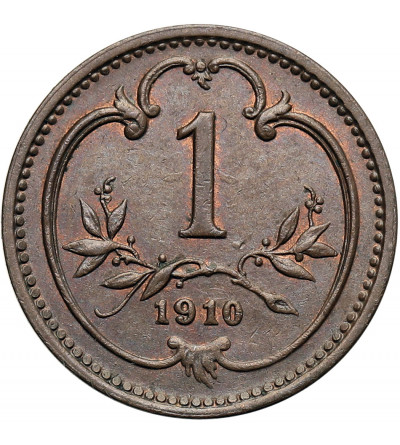 Austria (Austro-Hungarian Empire), Franz Joseph I (1848-1916). 1 Heller 1910