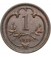 Austria (Austro-Hungarian Empire), Franz Joseph I (1848-1916). 1 Heller 1910