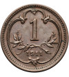 Austria (Austro-Hungarian Empire), Franz Joseph I (1848-1916). 1 Heller 1910