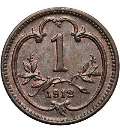 Austria (Austro-Hungarian Empire), Franz Joseph I (1848-1916). 1 Heller 1912