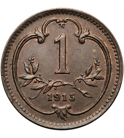 Austria (Austro-Hungarian Empire), Franz Joseph I (1848-1916). 1 Heller 1915