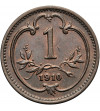 Austria (Austro-Hungarian Empire), Franz Joseph I (1848-1916). 1 Heller 1910