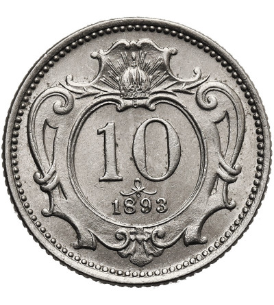 Austria (Austro-Hungarian Empire), Franz Joseph I (1848-1916). 10 Heller 1893