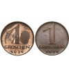 Austria, Republic. Set 2 x 1 Groschen 1936, 1938