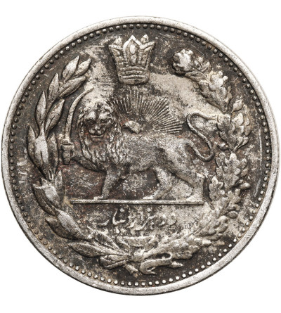 Iran. Sultan Ahmad Shah, AH 1327-1344 / 1909-1925 AD. 2000 Dinars (2 Kran / 2 Qiran), AH 1332 / 1913 AD