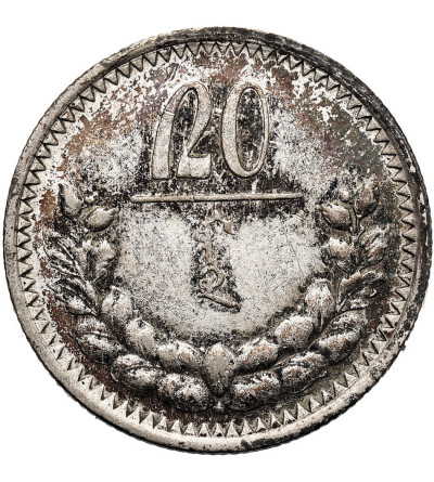 Mongolia. 20 Mongo (Möngö), AH-15 / 1925 AD, Soembo
