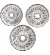 Mongolia. Set: 1, 2, 5 Mongo (Möngö), 1959 - 3 pcs.