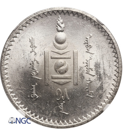 Mongolia. Tugrik (Tögrög), AH 15 / 1925 AD - NGC MS 62