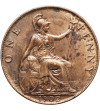 Great Britain, Edward VII (1901-1910). 1 Penny 1902, (a high sea level behind seated Britannia))